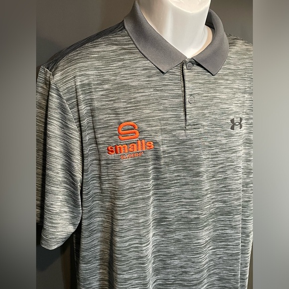 Under Armour Men’s Golf Performance Polo UPF40 in Gray Size L NWT - Picture 3 of 5